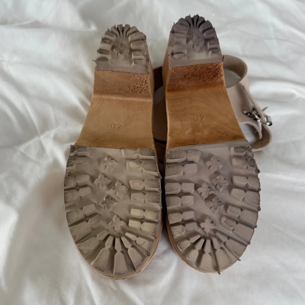 MIA Beige Mules & Clogs - Picture 3 of 4